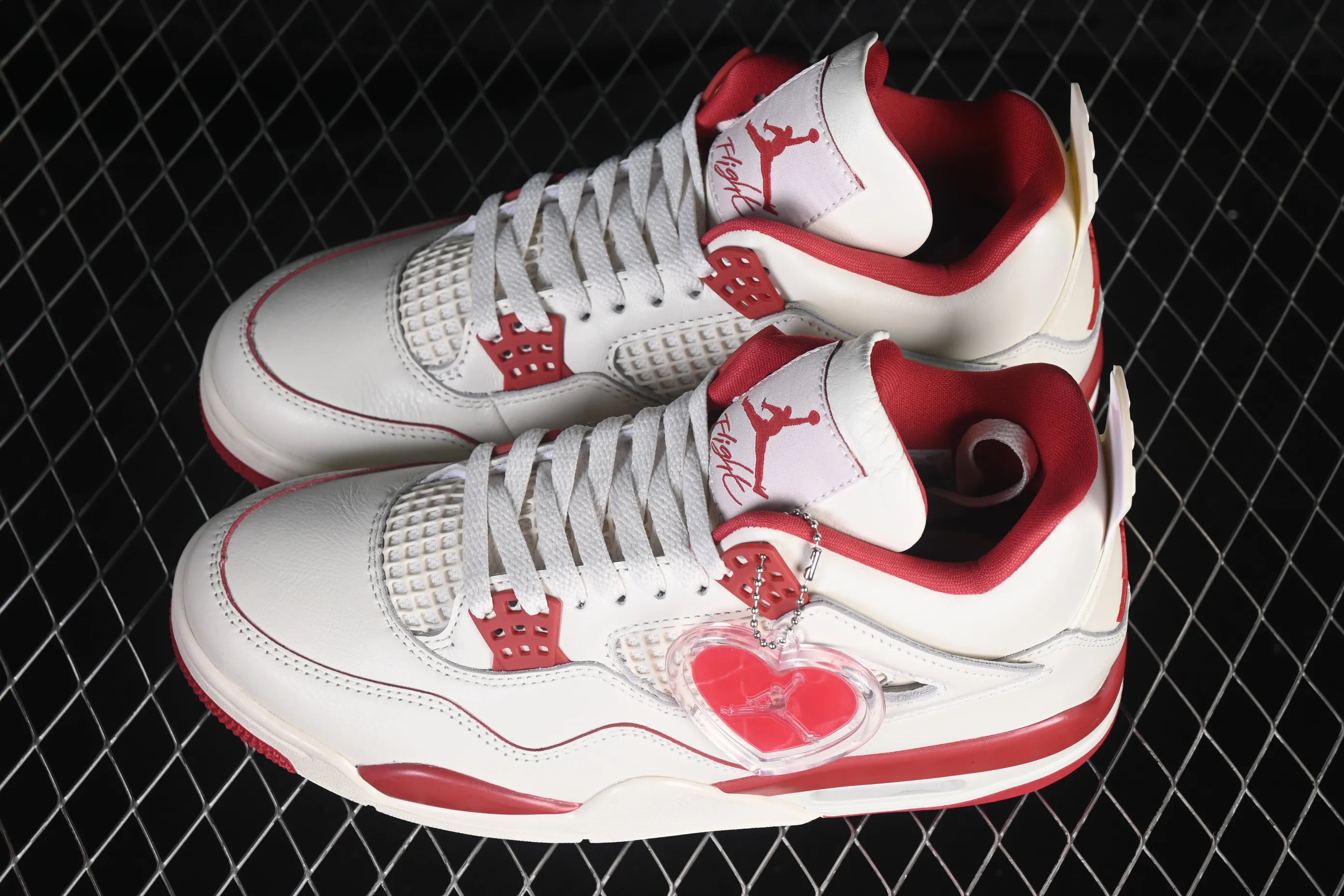 All categories Air Jordan Jordan series basketball shoes Air Jordan 4 TK version Air Jordan 4 Retro "Valentine's Day" AJ4 Joe 4 Red Valentine's Day HV0823-108